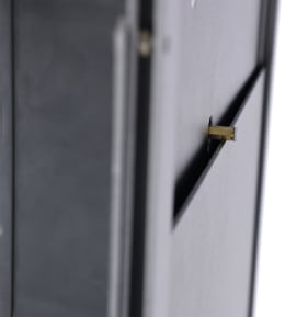 Produktbild: KERBL Hühnerklappe Easy Protect mit Steuerung und Schienen für Geflügelställe, grau