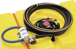 Produktbild: Cemo Bewässerungsanlage BWS 25-PRO PE, PE-Fass, Zahnradpumpe, integrierte Schwallwand (450/600 l), GEKA-Kupplung