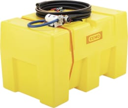 Produktbild: Cemo Bewässerungsanlage BWS 25-PRO PE, PE-Fass, Zahnradpumpe, integrierte Schwallwand (450/600 l), GEKA-Kupplung