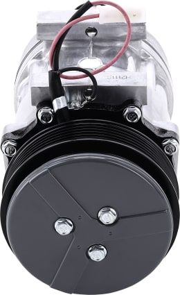 Produktbild: Klimakompressor 12 V mit Riemenscheibe Ø 120 mm, 6 Rippen, für Massey Ferguson, Valtra (Valmet)