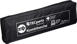 Produktbild: Erste-Hilfe-Tasche Trio mit Erste-Hilfe-Set, Warndreieck und Warnweste nach DIN 13164