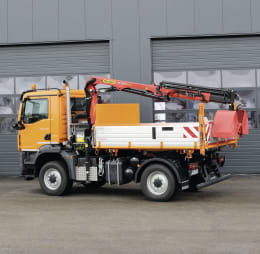 Lifestyle: MAN Systemfahrzeuge 13.290 Baureihe TGM mit vollhydraulischem Wechselsystem Dreiseitenkipper Ressenig