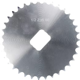 Produktbild: BAUER Kettenradscheibe 1/2 (12,7 mm), 35 Zähne, für Wickelvorrichtung Regenmaschine Rainstar T31, T41, T51