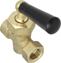 Produktbild: BAUER Manometerhahn 1/4 IG, 1/4 AG, Messing, für Hapsel, Abschaltventil Regenmaschine Rainstar