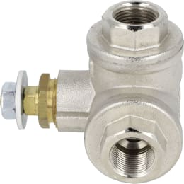 Produktbild: BAUER Dreiwegehahn 3/8 IG, T-Bohrung, für Abschaltventil Regenmaschine Rainstar A1, A2
