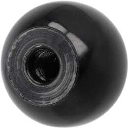 Produktbild: Fendt Kugelknopf DIN 319 Innengewinde Ø 25 mm, schwarz
