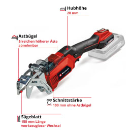 Produktbild: EINHELL Akku-Astsäge GE-GS 18/150 Li-Solo