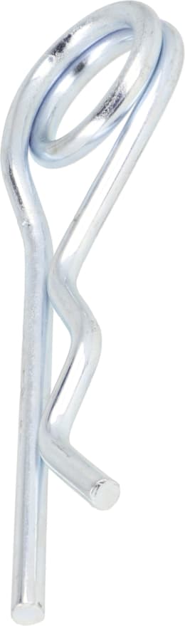 Produktbild: Federstecker 6 mm doppelt gebogen, verzinkt, für Wellen-Ø 8 – 40 mm