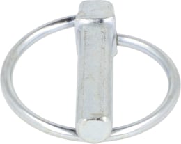 Produktbild: Klappsplint 9,5 x 45 mm, verzinkt, DIN 11023, ohne 3. Loch