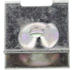 Produktbild: Fendt Blechmutter 4,2 mm, Stahl, verzinkt gelb (A3L), für Traktor Farmer, Favorit, Geräteträger, Vario, Xylon