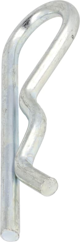 Produktbild: Federstecker 8 mm einfach gebogen, verzinkt, für Wellen-Ø 9 – 45 mm