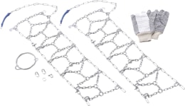 Set: Agria Schneeketten für Reifengröße 3.50-6 und 13x5.00-6, 1 Paar