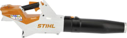 Produktbild: STIHL Akku-Laubbläser BGA 60 in Weiß-Orange mit schwarzem Blasrohr und Handgriff