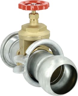Produktbild: BAUER Absperrschieber S63, Stahl, Messing, verzinkt