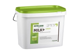 Produktbild: BEWI-SAN Milk+ Green für Ökobetriebe geeigneter leicht angesäuerter Vollmilch-Ergänzer bei Kälberaufzucht