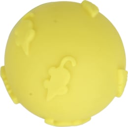 Produktbild: KERBL Futterball Snackball gelb, für Hühner, 3 individuelle Öffnungsweiten