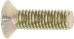 Produktbild: Fendt Linsensenkschraube DIN 603 M 5 x 16 mm - 4.8, Stahl, verzinkt gelb (A3L)