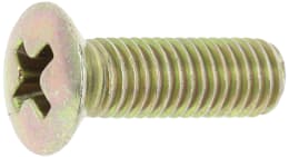 Produktbild: Fendt Linsensenkschraube DIN 603 M 5 x 16 mm - 4.8, Stahl, verzinkt gelb (A3L)