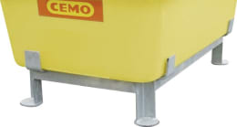 Produktbild: Cemo Fußgestell für Lagerbehälter, Stahl, verzinkt