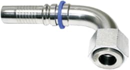 Produktbild: Dichtkegelnippel ORFS-S 90 °, zöllig, UN-UNS, flachdichtend, Ausreißsicherung Interlock