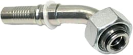 Produktbild: Dichtkegelnippel DKOS - S 45 °, Innengewinde metrisch, zylindrisch, Aussenkung 24°, O-Ring und Überwurfmutter