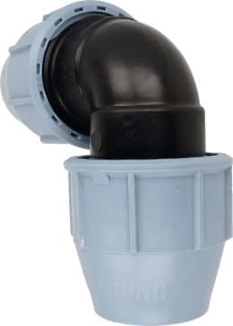 Produktbild: Winkelverbinder 90 ° Rohranschluss beidseitig Unidelta