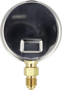 Produktbild: Glyzerin-Manometer, Anschluss 1/4 AG unten, Ø außen 63 mm