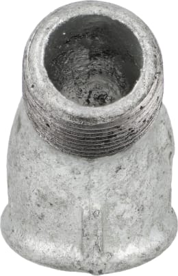 Produktbild: Winkelstück Nr. 121 45 ° Innengewinde zöllig, Außengewinde zöllig, Temperguss, verzinkt, Profec