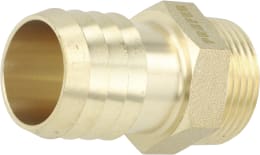 Produktbild: Schraubkupplung mit Schlauchtülle, Außengewinde/Tülle, Messing