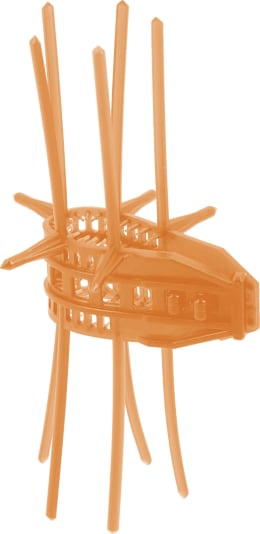 Produktbild: signumat Verbissschutzmanschette Cactus, orange, 100 St.