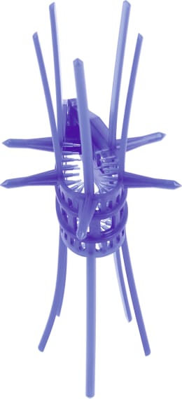 Produktbild: signumat Verbissschutzmanschette Cactus, blau, 100 St.