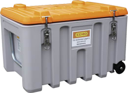 Produktbild: Cemo Werkzeugtrolley CEMbox 150 l 80 x 53 x 60 cm, PE (Polyethylen), grau, orange, 10331