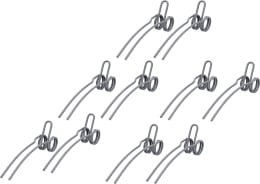 Technische Zeichnung: Horsch Striegelzinken 530 x 12 mm, für Grubber Terrano 6 FG, 34217502
