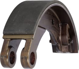Produktbild: Bremsbacke 400 x 80 mm, für Baumaschine Atlas Copco, Faun Frisch, Liebherr, Volvo, Zeppelin