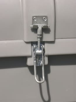 Produktbild: Cemo Transportbehälter unterfahrbar, PE, rechteckig grau
