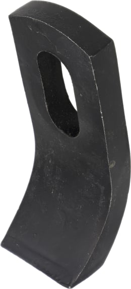 Produktbild: Sauerburger Schlegelmesser 100 x 40 x 12 mm, für Rotorwelle Mulcher Ø 133, 168, 193, 219 mm