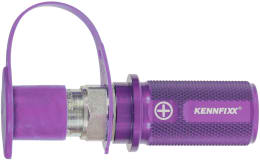 Produktbild: Kennfixx® Hydraulik-Handgriff lila +, BG 03, Stecker M 22 x 1,5 IG, Schlauch 1/2 IG