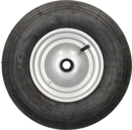 Produktbild: mefro Komplettrad 400x100, 4.80/4.00 - 8 Rille 4 PR, Nabe 90 x 25 mm, Rollenlager