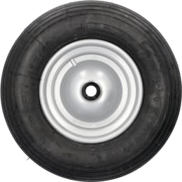 Produktbild: mefro Komplettrad 400x100, 4.80/4.00 - 8 Rille 4 PR, Nabe 90 x 25 mm, Rollenlager