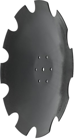 Produktbild: Eggenscheibe 620 x 6 mm, LK 125 mm, gewölbt, gezahnt, für Hosch Scheibenegge Joker