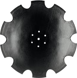 Produktbild: Eggenscheibe 620 x 6 mm, LK 125 mm, gewölbt, gezahnt, für Hosch Scheibenegge Joker