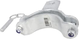 Produktbild: Patura Schelle Ø 102 mm, 1 Halter, mittig, für Pfosten