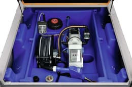 Set: Cemo Tankanlage Blue-Mobil Pro PE für AdBlue®, mobil, 230 V-Pumpe