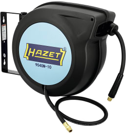 Produktbild: Hazet® Schlauchaufroller für Druckluft, Kaltwasser, selbstaufrollend, Wandmontage, 0,8 m, 15 m
