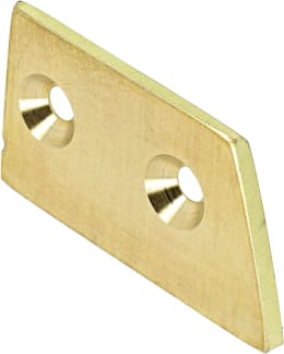 Produktbild: Posch® Platte Messing, links, für Gestell Brennholzsäge EasyCut 700, SmartCut 700, F210 4971