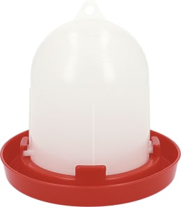 Produktbild: Stükerjürgen Geflügeltränke 1,5 l, Kunststoff, rot, weiß, 19921