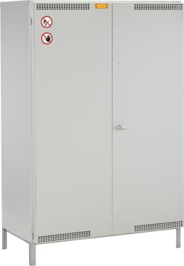 Produktbild: Cemo Umweltschrank 13/20 132 x 200 x 63 cm, 3 x Gitterrost, 1 x Fachbodenwanne