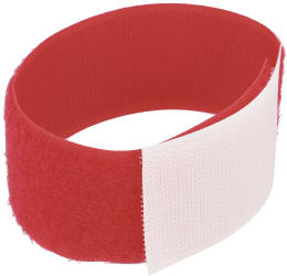 Produktbild: Rotes Fesselband mit Klettverschluss, 30 x 4 mm
