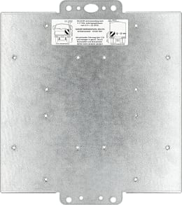 Produktbild: Warntafel rechts 285 x 285 mm rot, weiß, reflektierend, Kunststoff, Stahl, verzinkt