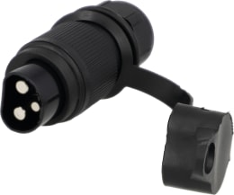 Produktbild: Stecker 12 V, 3-polig für die Verbindung mit einer Ladeleitung (z.B. Kippverkabelung)